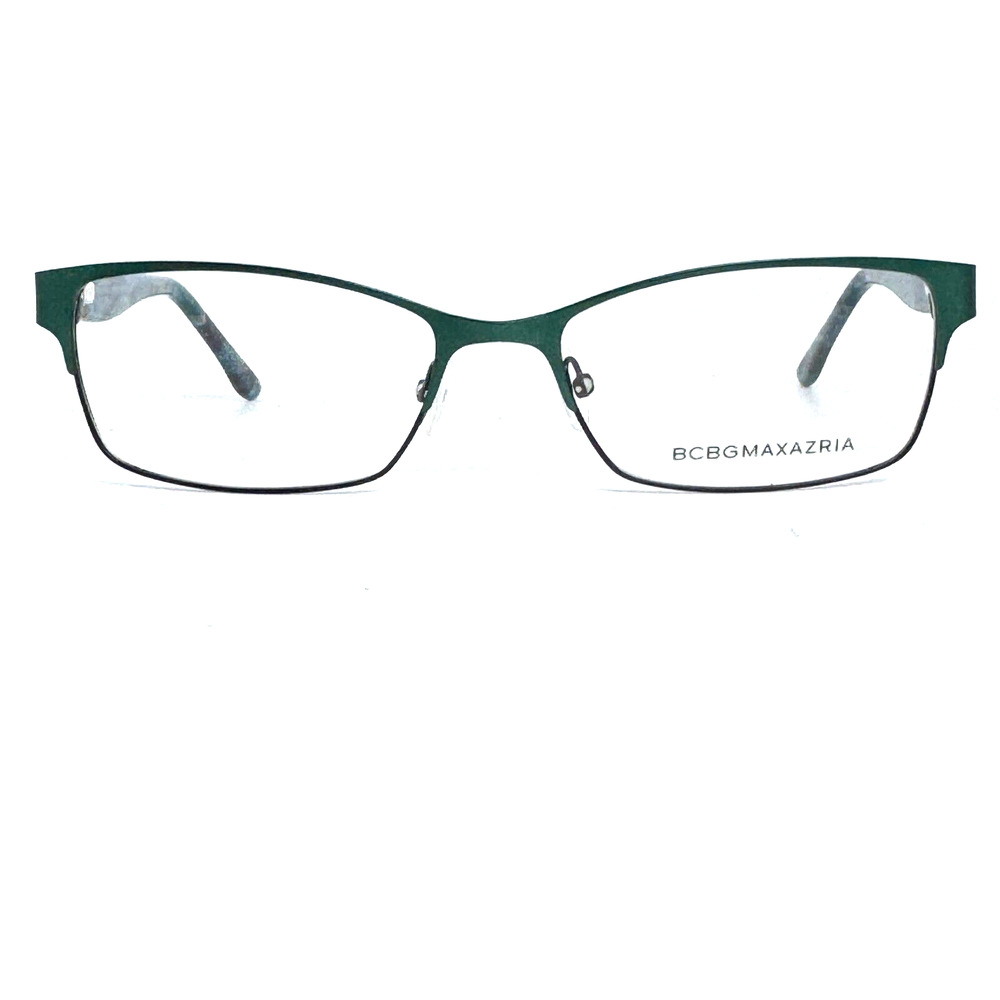 Bcbgmaxazria Eyeglasses Frame Women Brynn Teal Metal Half Rim 56-17-140 H16704